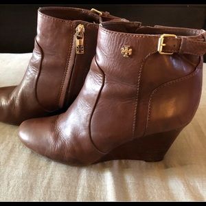 Tory Burch Brown Booties